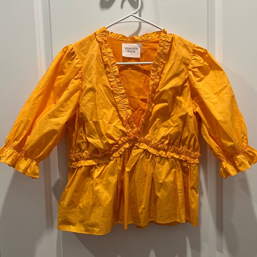 Tuckernuck Hyacinth House Ruffle Rela Blouse